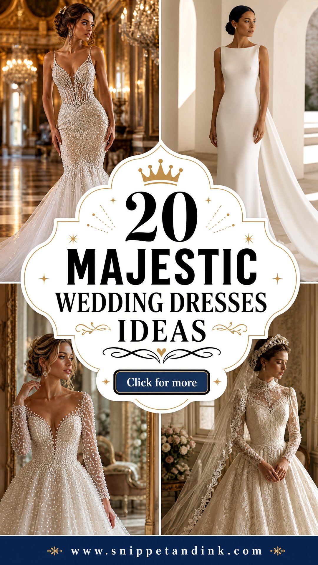 20 Majestic Wedding Dresses for an Unforgettable Bridal Look - 20 Majestic Wedding Dresses for an Unforgettable Bridal Look