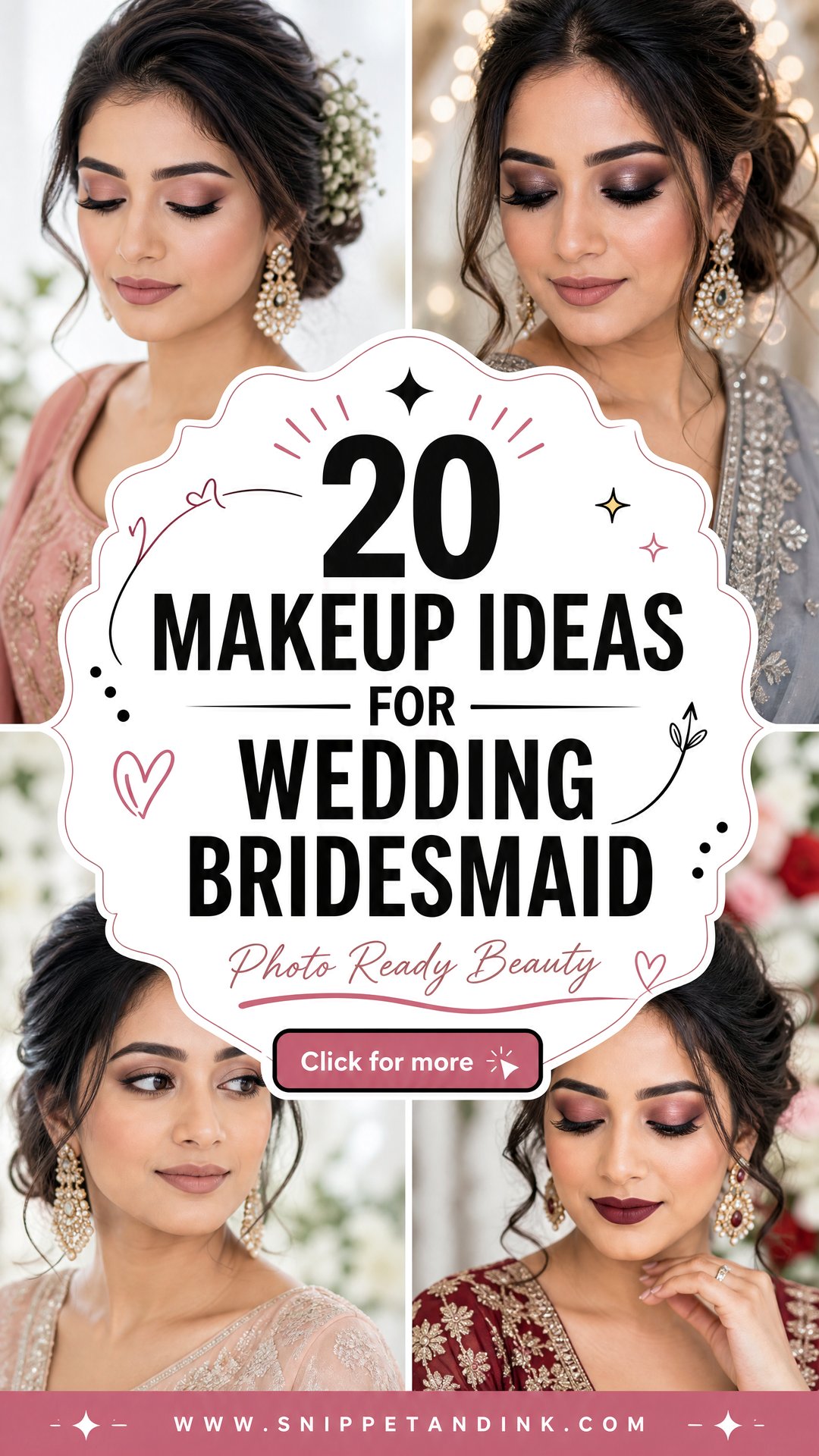 20 Makeup Ideas for Wedding Bridesmaid to Look Photo-Ready - 20 Makeup Ideas for Wedding Bridesmaid to Look Photo-Ready