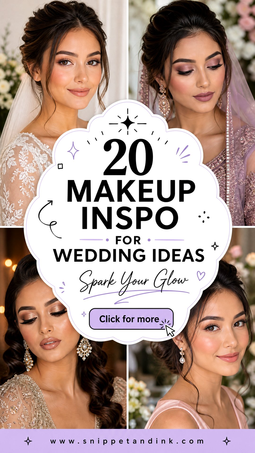 20 Makeup Inspo for Wedding Ideas to Spark Your Glow - 20 Makeup Inspo for Wedding Ideas to Spark Your Glow