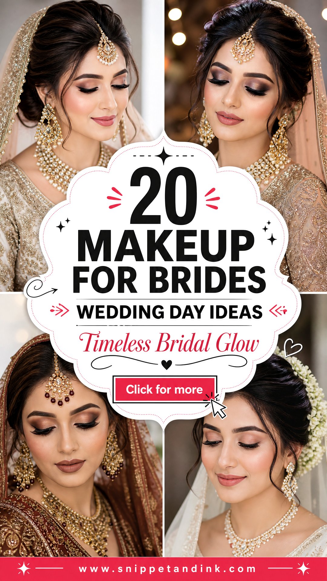 20 Makeup for Brides Wedding Day Ideas for Timeless Glow - 20 Makeup for Brides Wedding Day Ideas for Timeless Glow