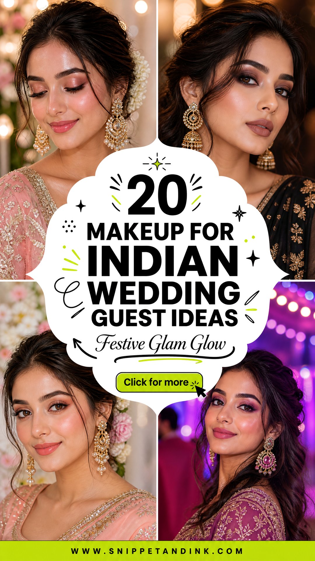20 Makeup for Indian Wedding Guest Ideas for Festive Glam - 20 Makeup for Indian Wedding Guest Ideas for Festive Glam