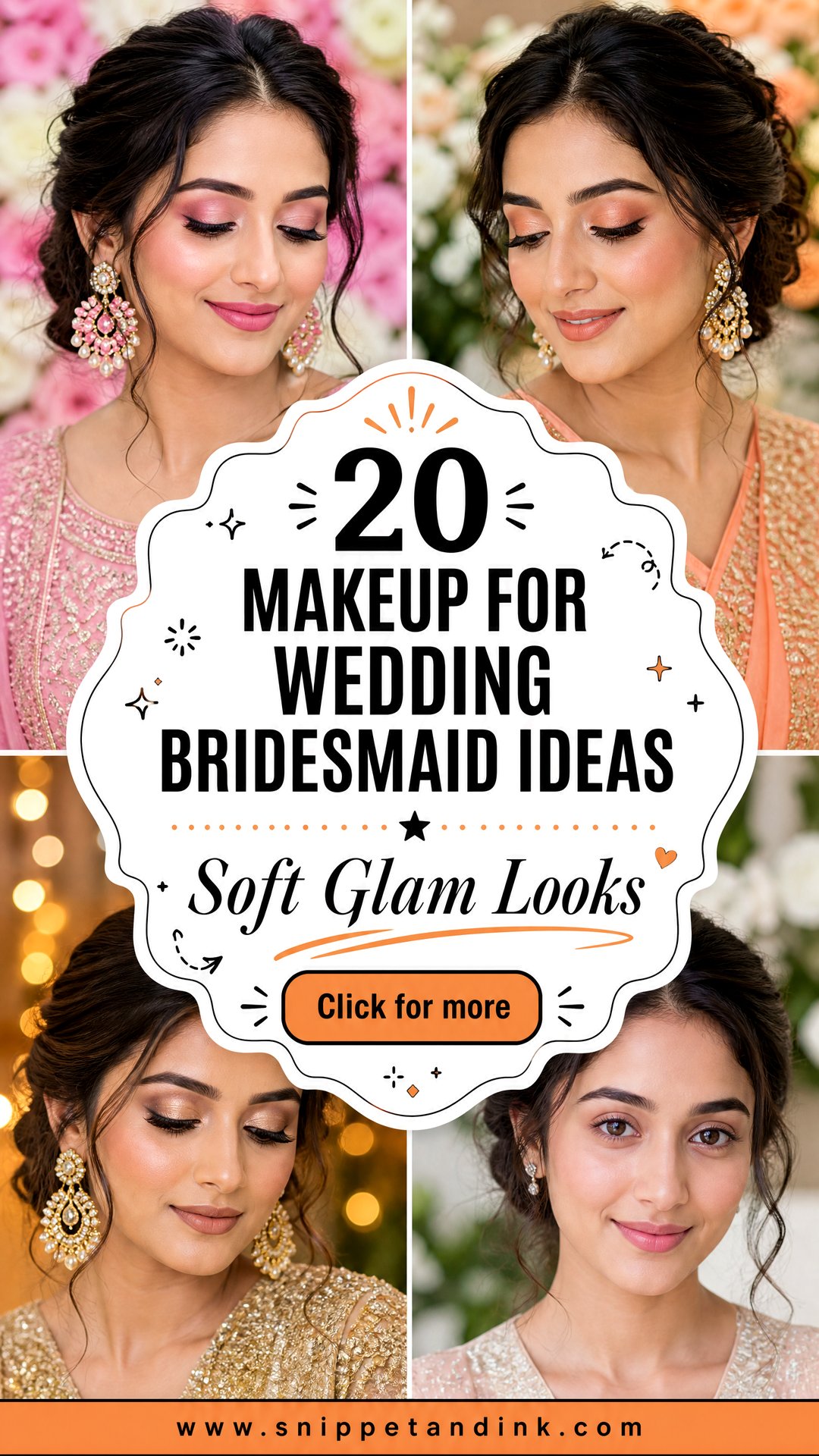 20 Makeup for Wedding Bridesmaid Ideas for Soft Glam Looks - 20 Makeup for Wedding Bridesmaid Ideas for Soft Glam Looks