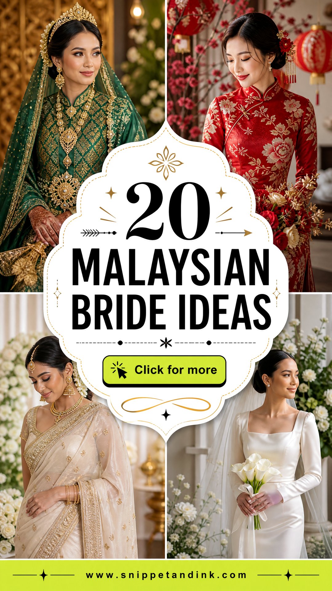 20 Malaysian Bride Ideas for a Stunning Cultural Celebration - 20 Malaysian Bride Ideas for a Stunning Cultural Celebration