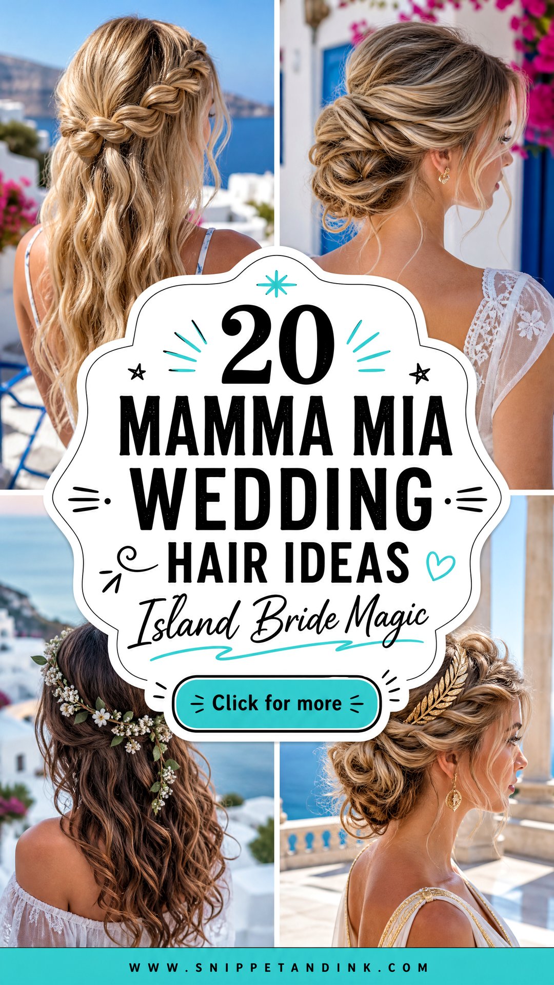 20 Mamma Mia Wedding Hair Ideas for Dreamy Island Brides - 20 Mamma Mia Wedding Hair Ideas for Dreamy Island Brides