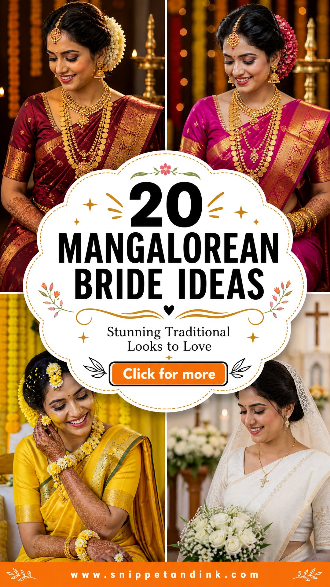 20 Mangalorean Bride Ideas Stunning Traditional Looks to Love - 20 Mangalorean Bride Ideas: Stunning Traditional Looks to Love