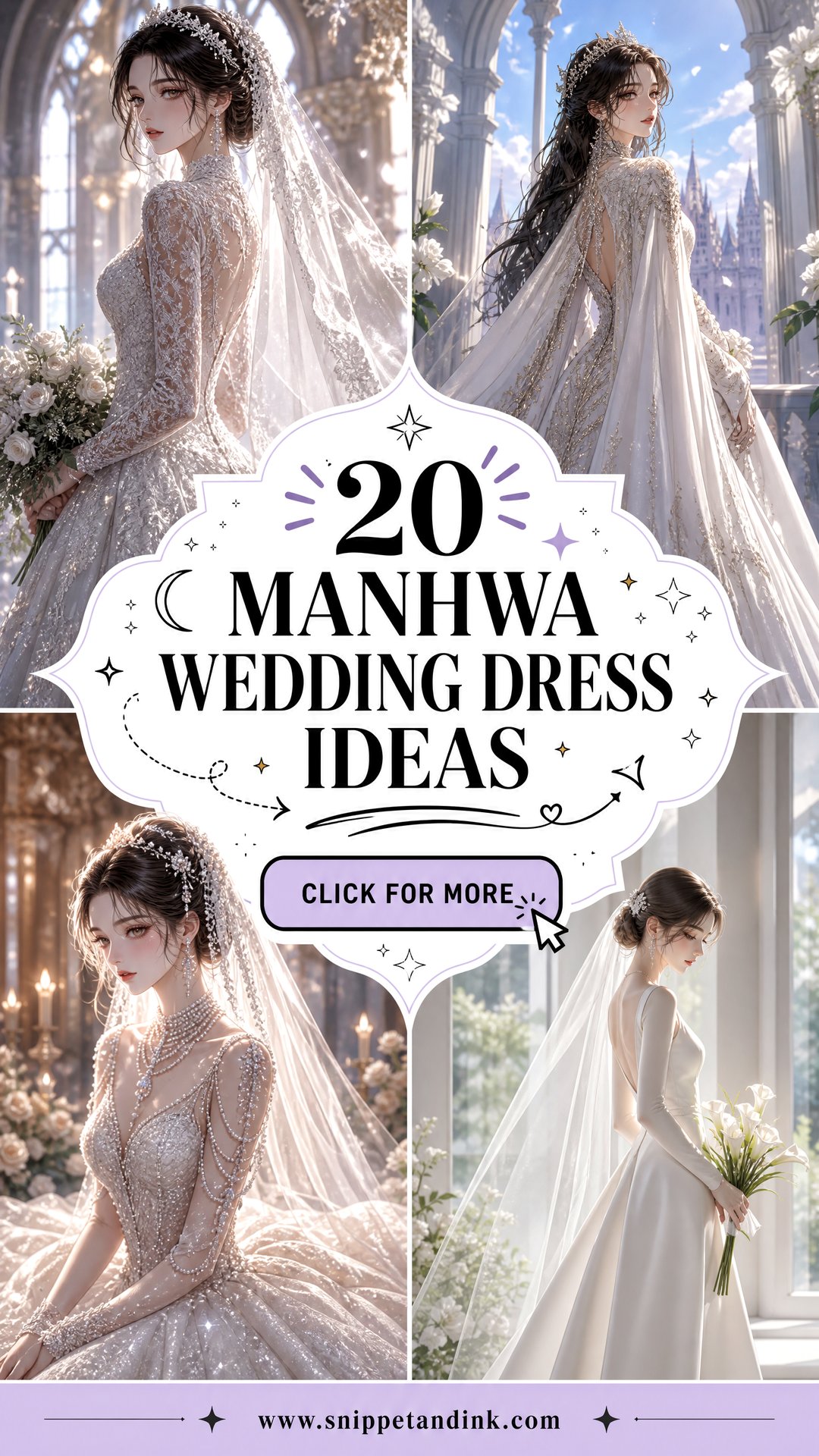 20 Manhwa Wedding Dress Ideas for Fantasy-Loving Brides - 20 Manhwa Wedding Dress Ideas for Fantasy-Loving Brides