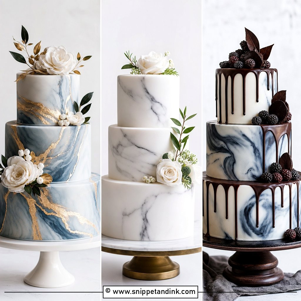 20 Marble Wedding Cake Recipe Ideas for Elegant Bakers Today