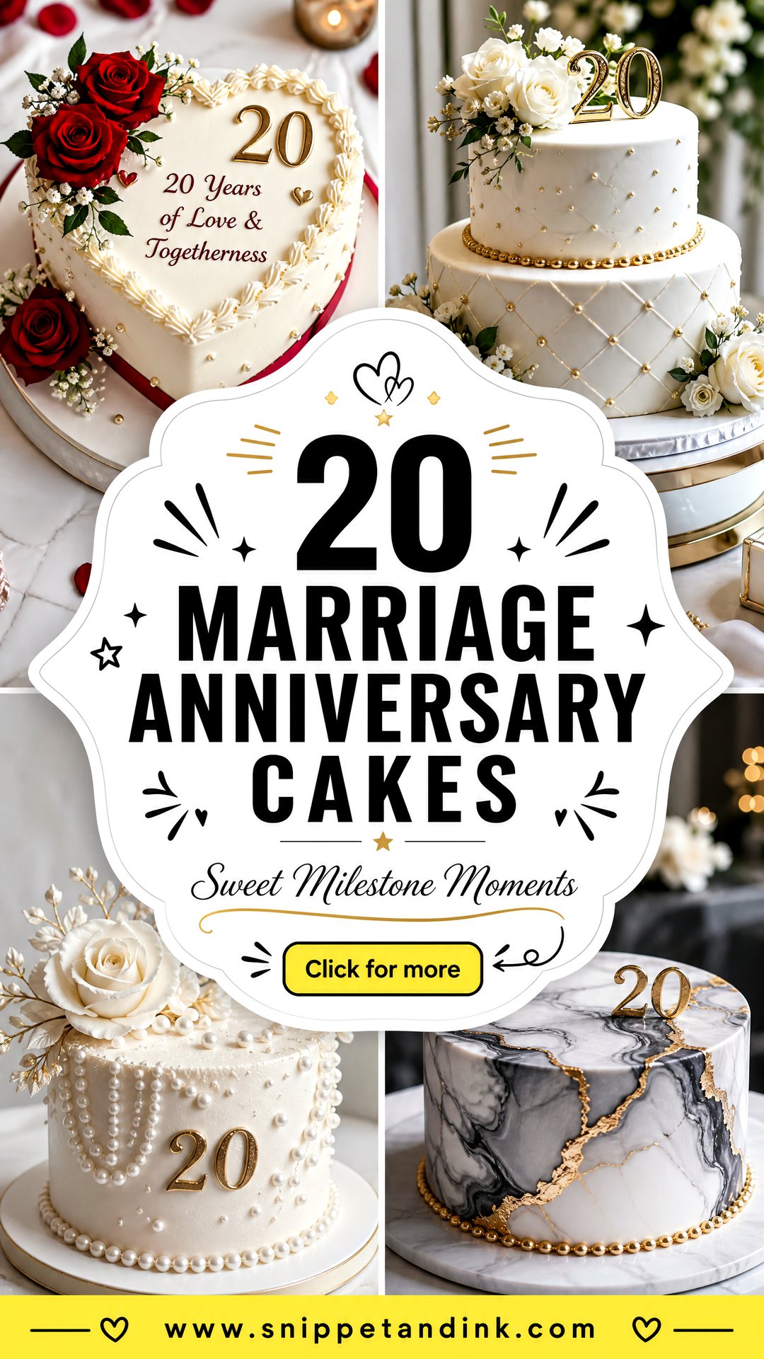 20 Marriage Anniversary Cakes for Sweet Milestone Moments - 20 Marriage Anniversary Cakes for Sweet Milestone Moments