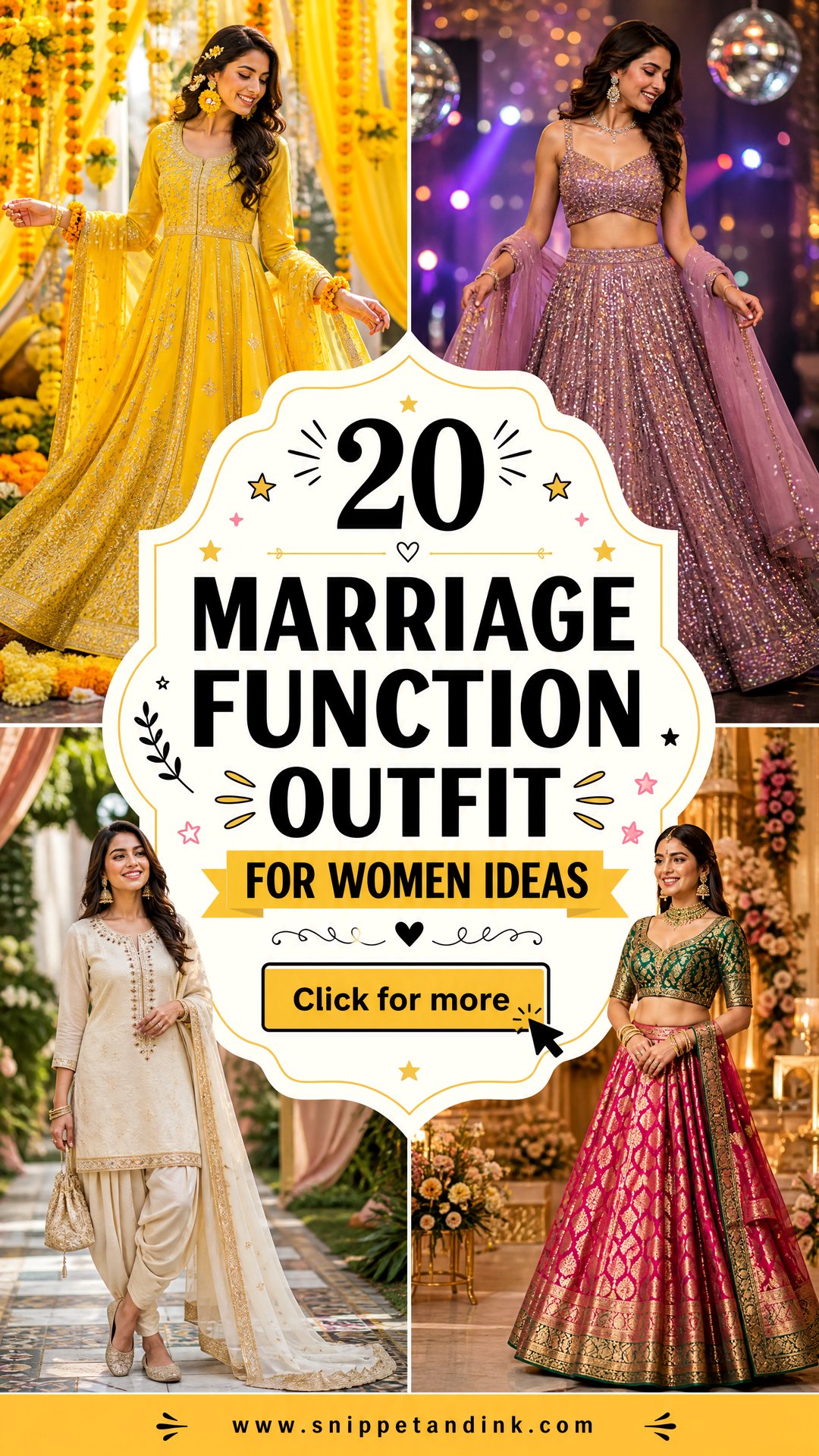 20 Marriage Function Outfit for Women Ideas for Festive Style - 20 Marriage Function Outfit for Women Ideas for Festive Style