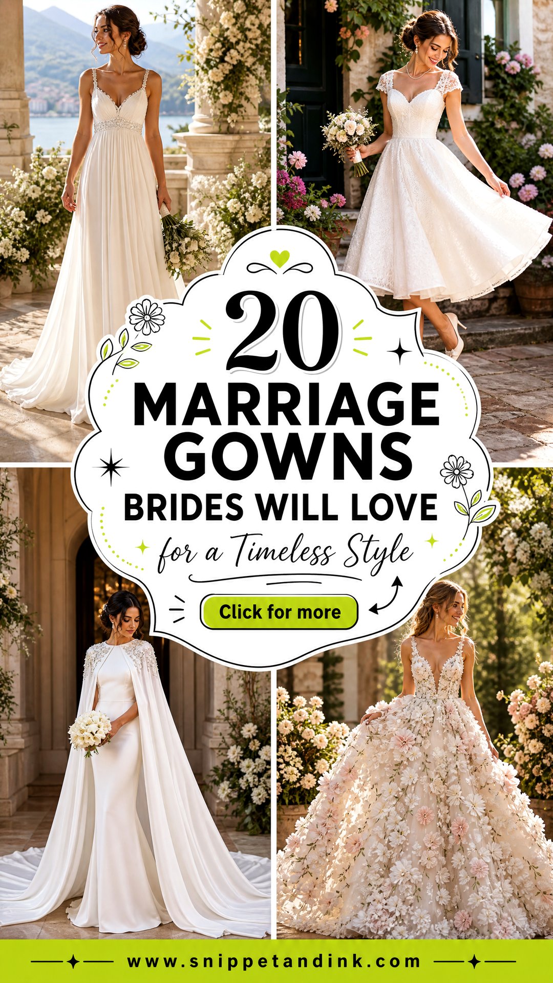 20 Marriage Gowns Brides Will Love for a Timeless Style - 20 Marriage Gowns Brides Will Love for a Timeless Style