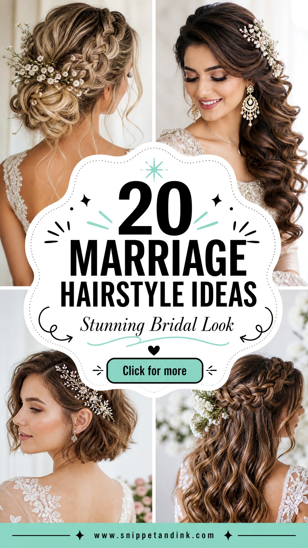 20 Marriage Hairstyle Ideas for a Stunning Bridal Look Now - 20 Marriage Hairstyle Ideas for a Stunning Bridal Look Now