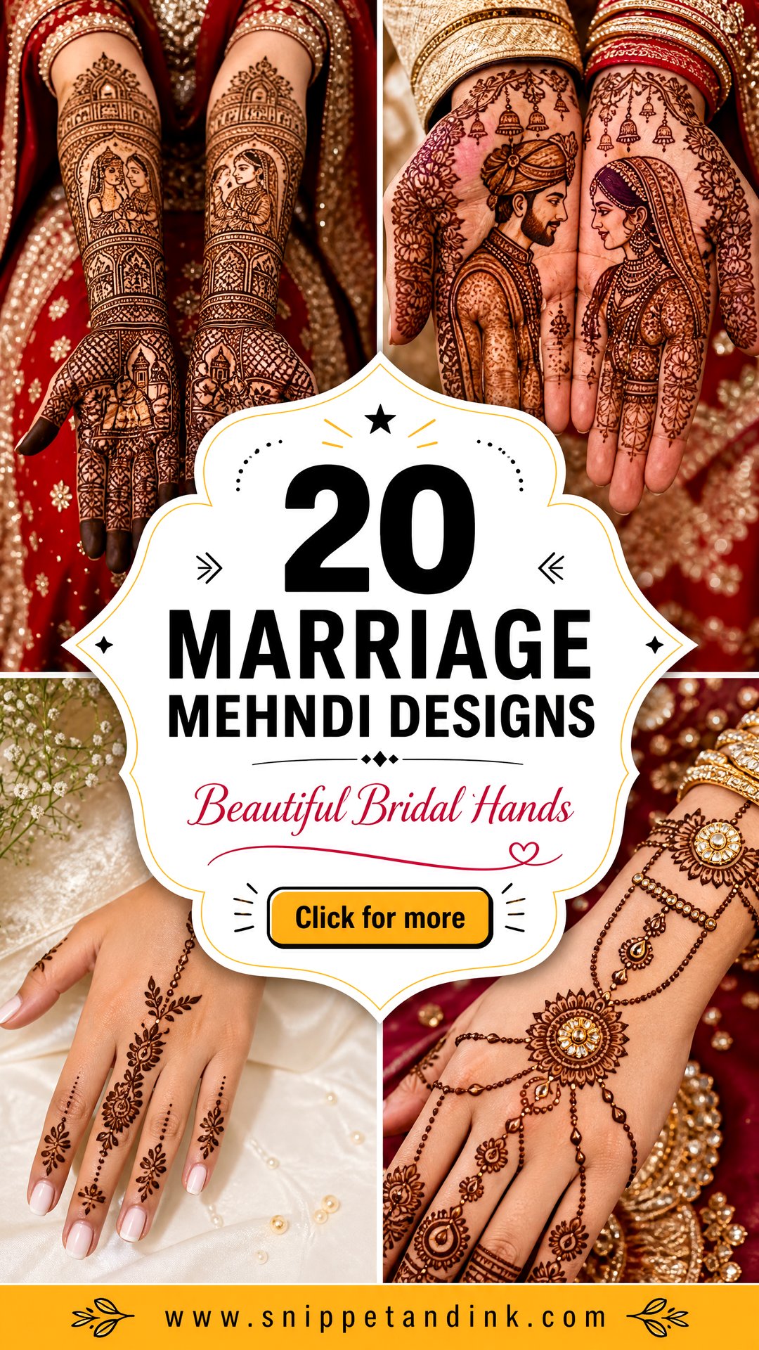 20 Marriage Mehndi Designs for Beautiful Bridal Hands Today - 20 Marriage Mehndi Designs for Beautiful Bridal Hands Today