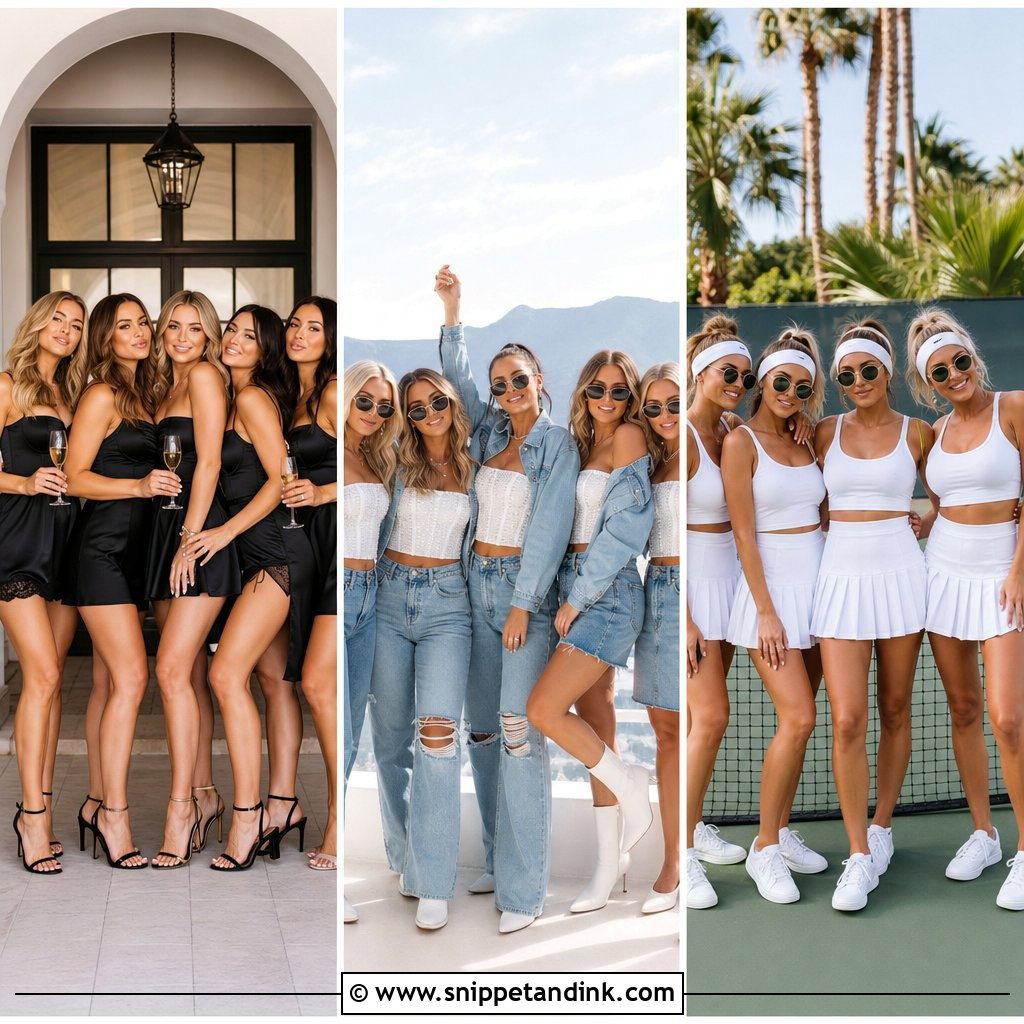 20 Matching Bachelorette Outfits: Fun Looks for Every Bridal Crew