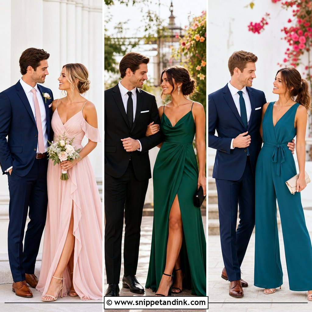 20 Matching Couple Outfits for Wedding Chic Coordinated Looks