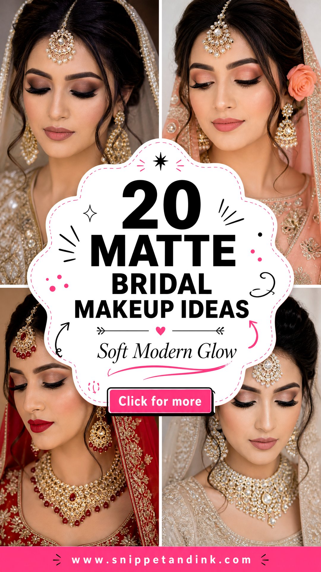 20 Matte Bridal Makeup Ideas for a Soft Modern Glow - 20 Matte Bridal Makeup Ideas for a Soft Modern Glow