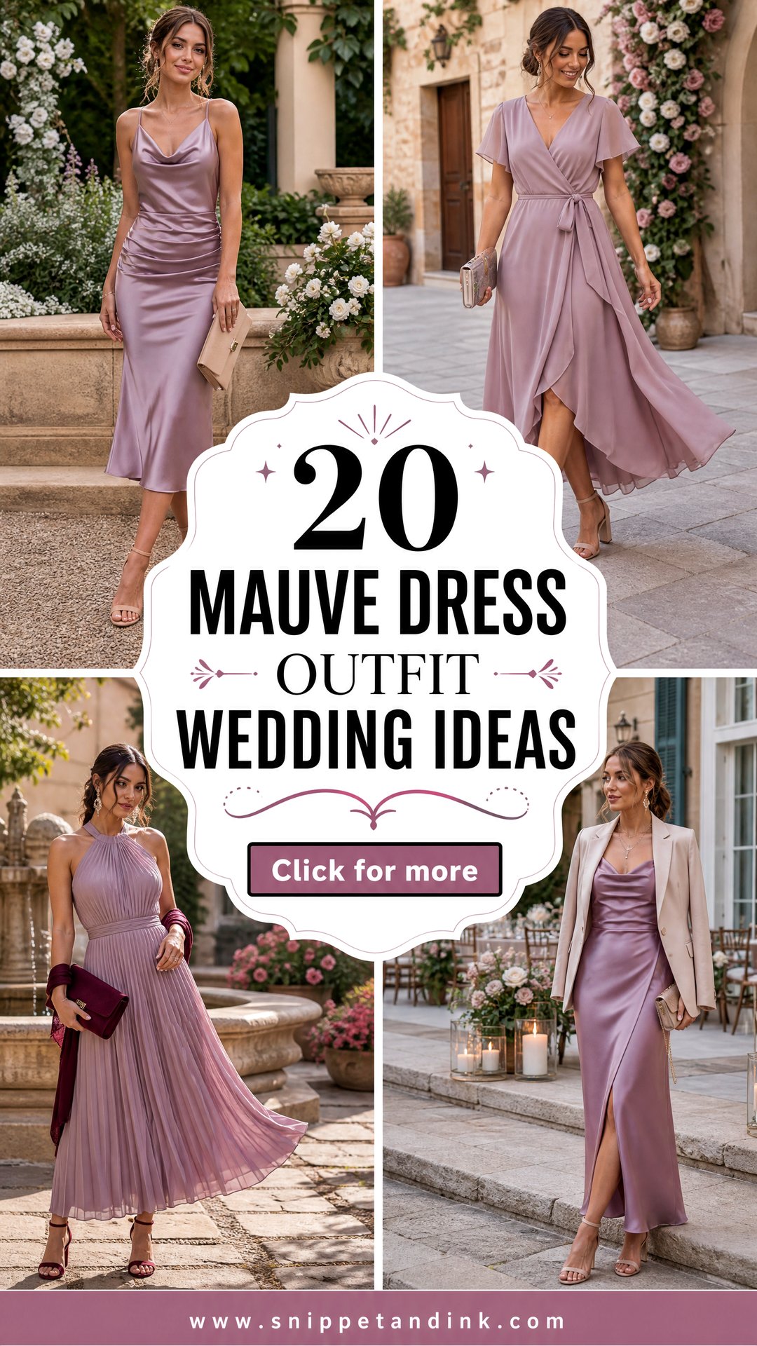 20 Mauve Dress Outfit Wedding Ideas Chic Guest Looks to Copy - 20 Mauve Dress Outfit Wedding Ideas: Chic Guest Looks to Copy