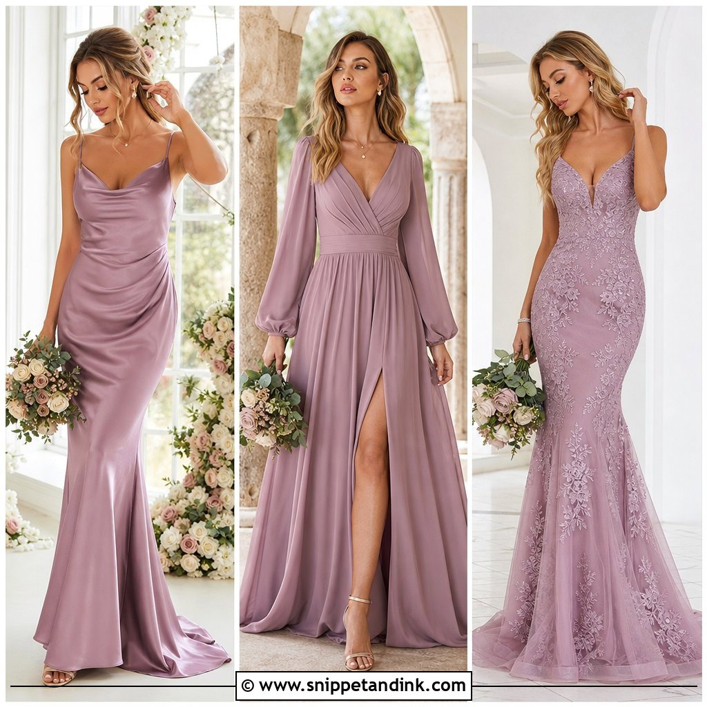 20 Mauve Wedding Dress Ideas: Romantic Gowns for Modern Brides