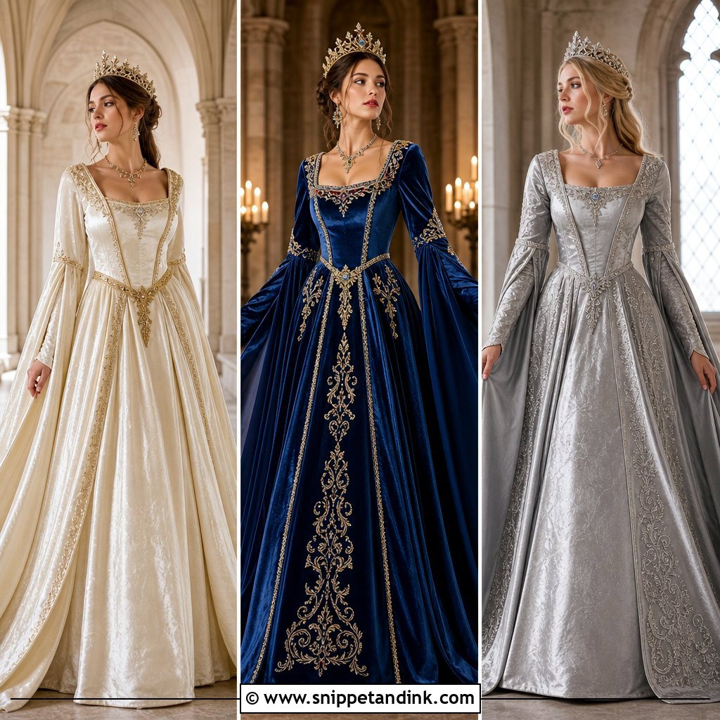 20 Medieval Queen Wedding Dress Ideas: Regal Fantasy Gowns