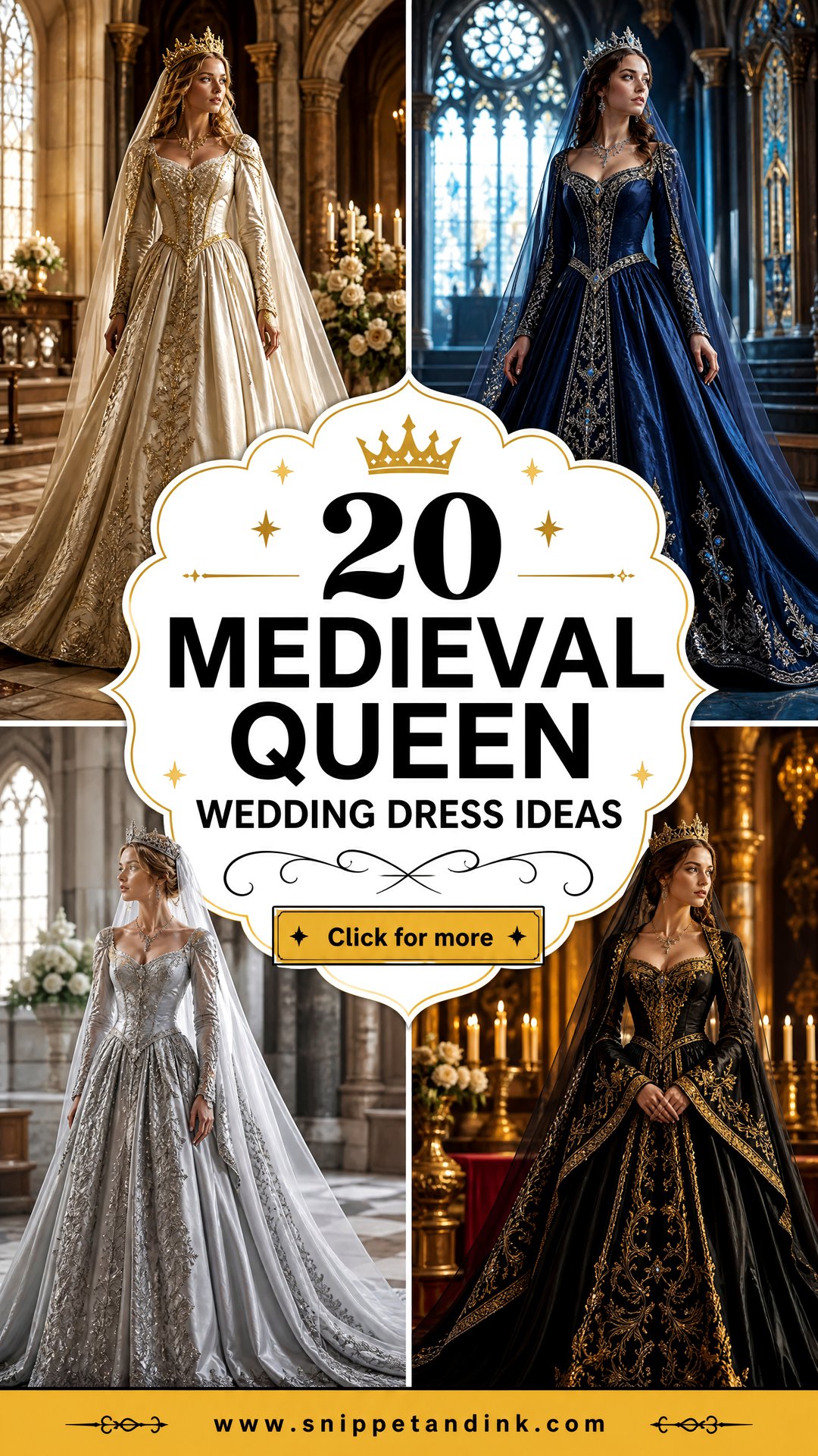 20 Medieval Queen Wedding Dress Ideas Regal Fantasy Gowns - 20 Medieval Queen Wedding Dress Ideas: Regal Fantasy Gowns