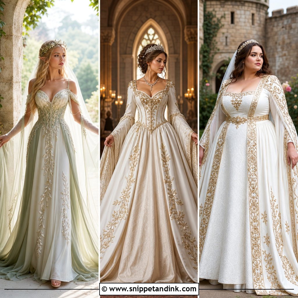 20 Medieval Wedding Dresses for a Timeless Storybook Look