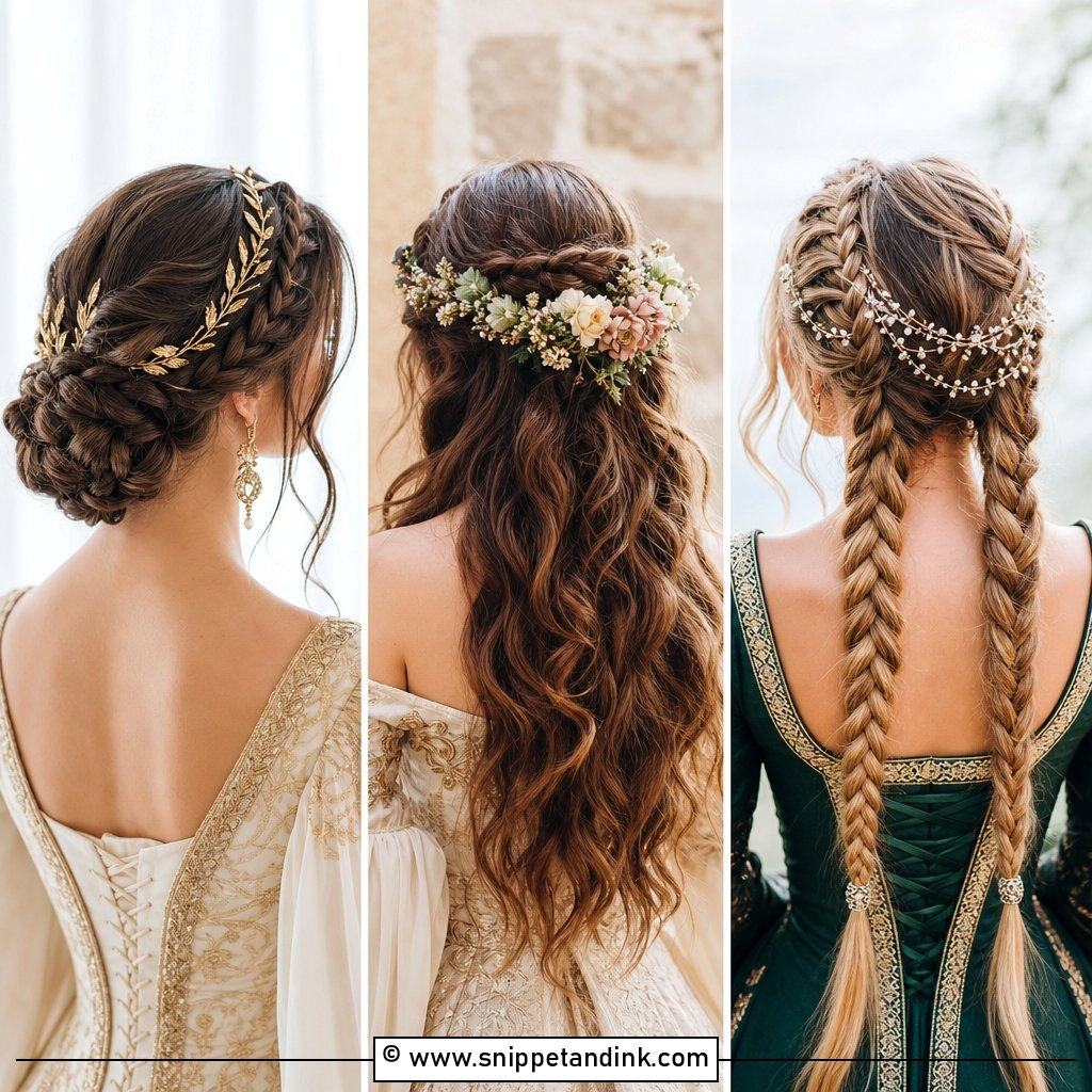 20 Medieval Wedding Hair Ideas for Romantic Fairytale Brides