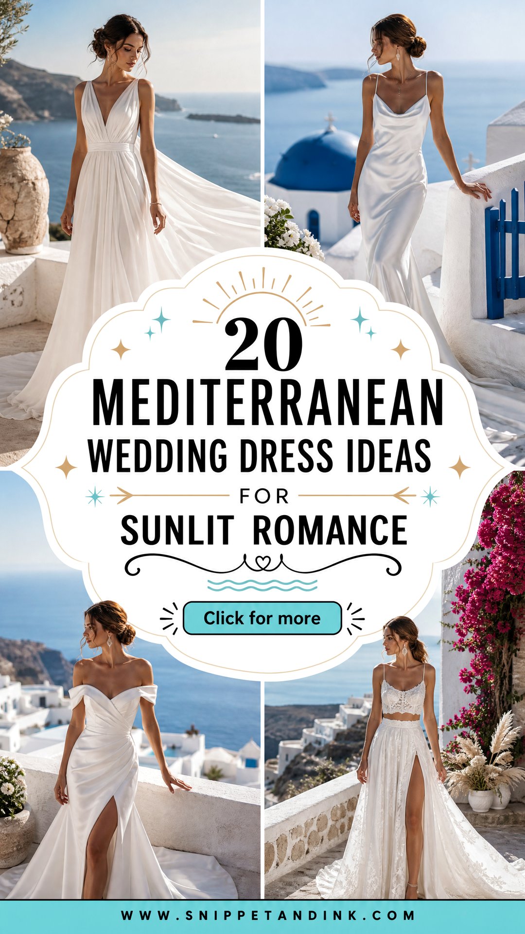 20 Mediterranean Wedding Dress Ideas for Sunlit Romance - 20 Mediterranean Wedding Dress Ideas for Sunlit Romance