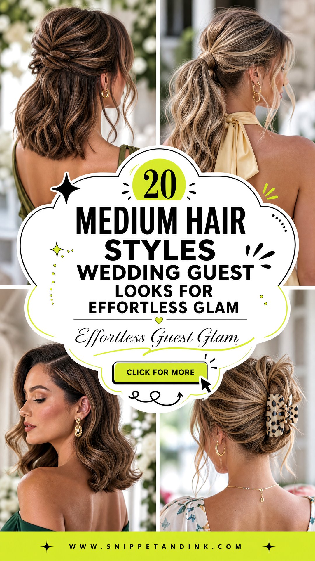 20 Medium Hair Styles Wedding Guest Looks for Effortless Glam - 20 Medium Hair Styles Wedding Guest Looks for Effortless Glam