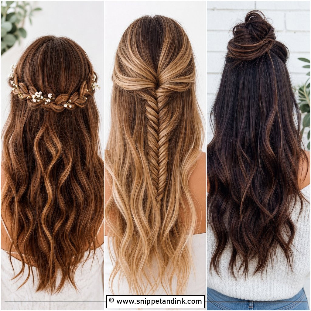 20 Medium Half-Up Wedding Guest Hairstyles for Chic Events
