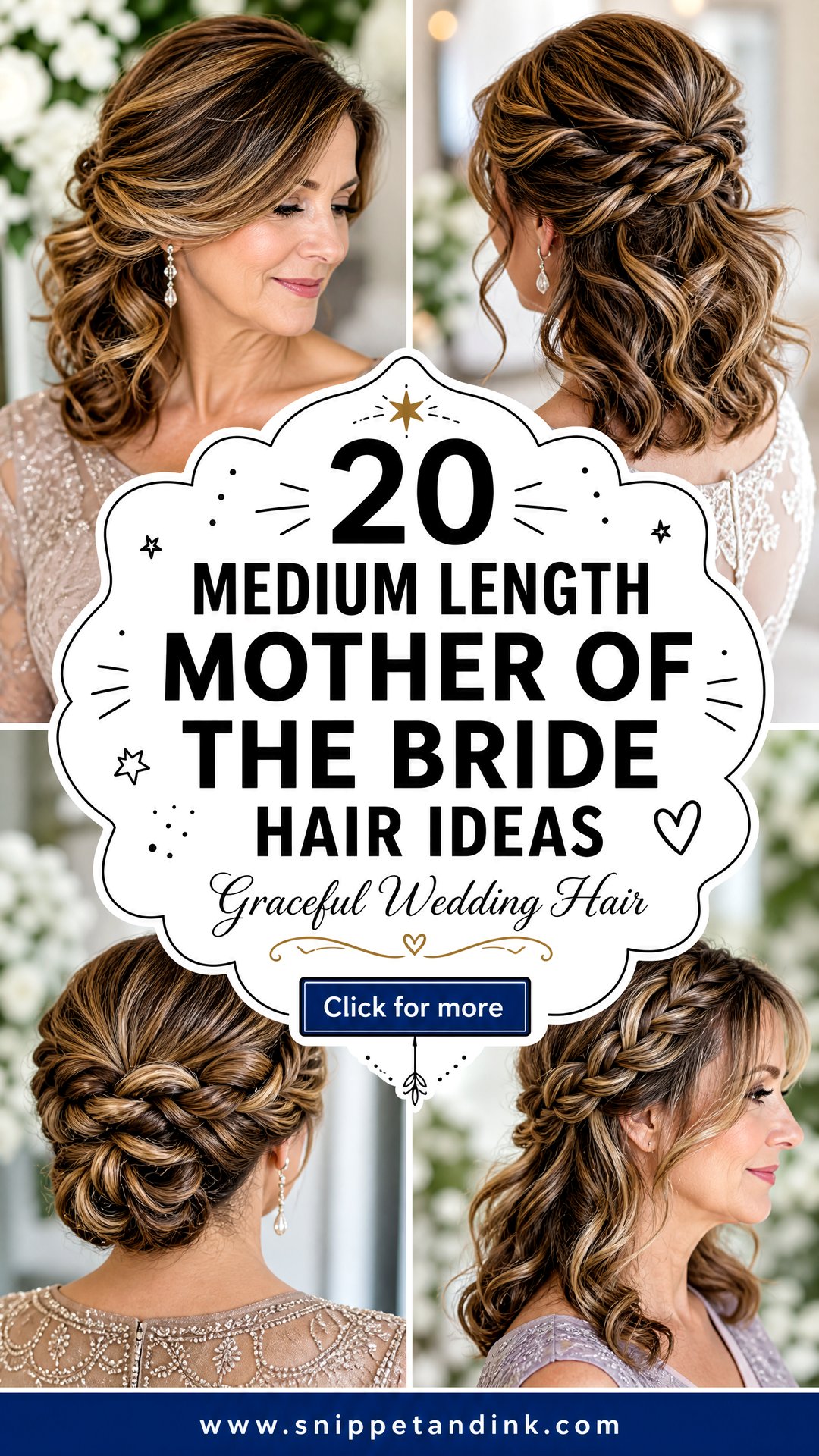20 Medium Length Mother of the Bride Hair Ideas to Try - 20 Medium Length Mother of the Bride Hair Ideas to Try