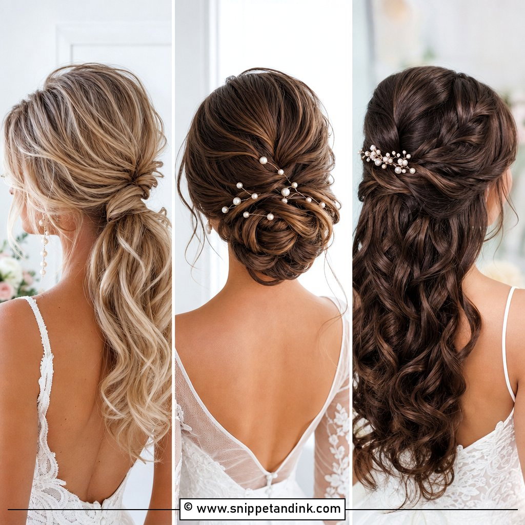 20 Medium Wedding Hairstyle Ideas for Soft Romantic Looks
