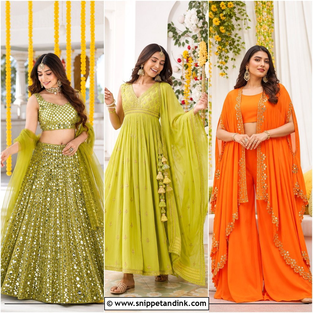 20 Mehendi Ceremony Outfit Ideas for a Colorful Celebration
