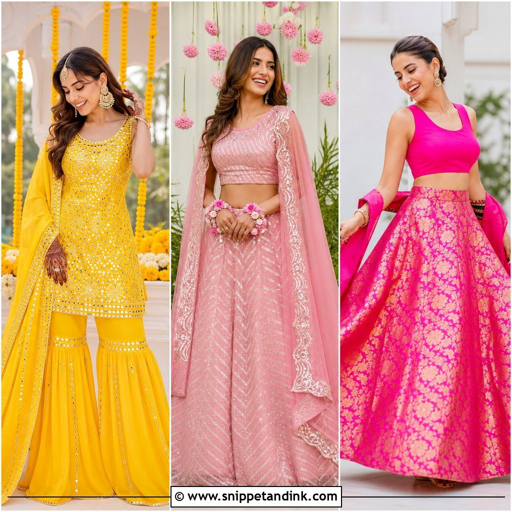 20 Mehendi Function Outfit Brides Ideas for a Radiant Look