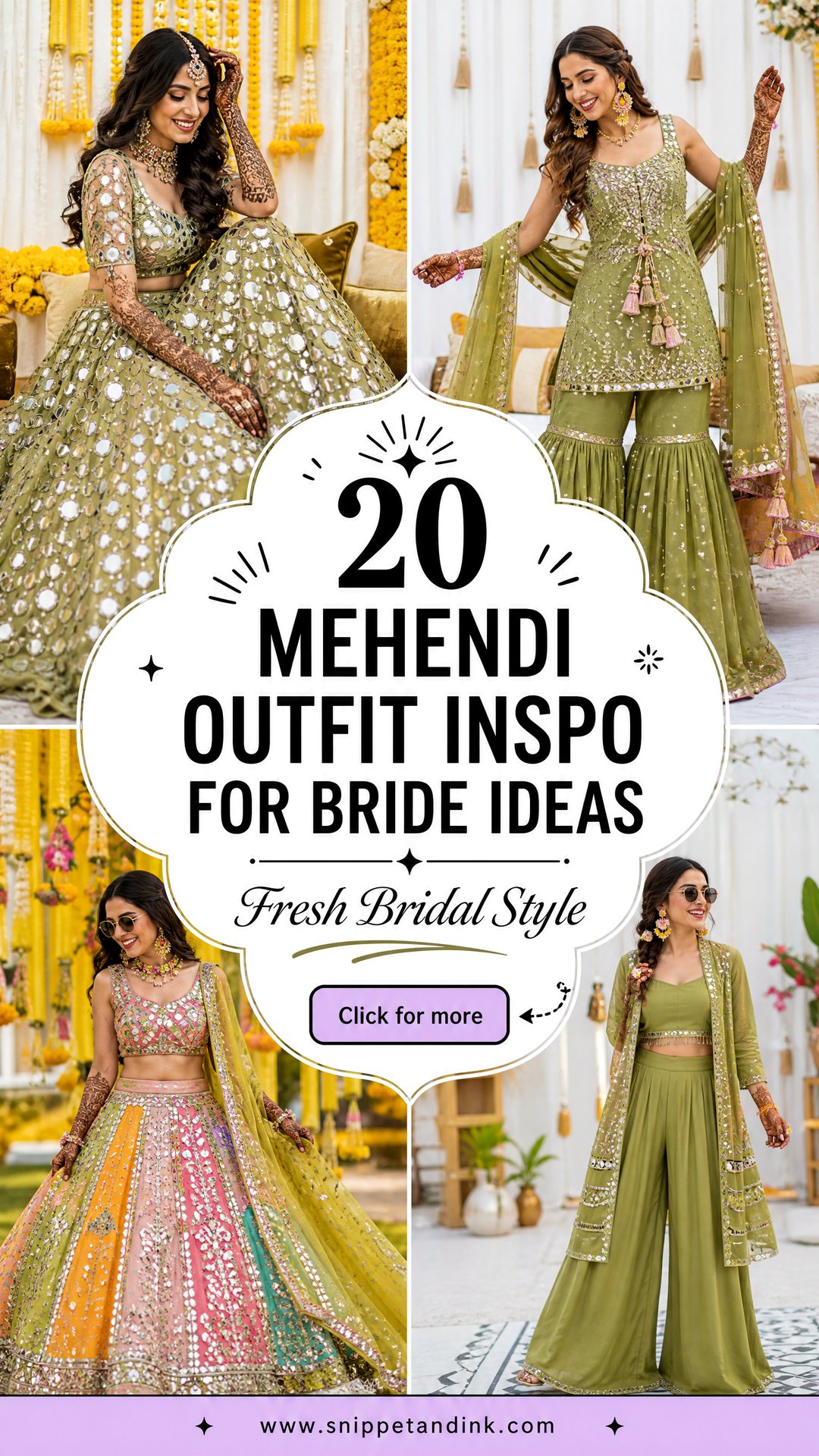 20 Mehendi Outfit Inspo for Bride Ideas With Fresh Style - 20 Mehendi Outfit Inspo for Bride Ideas With Fresh Style