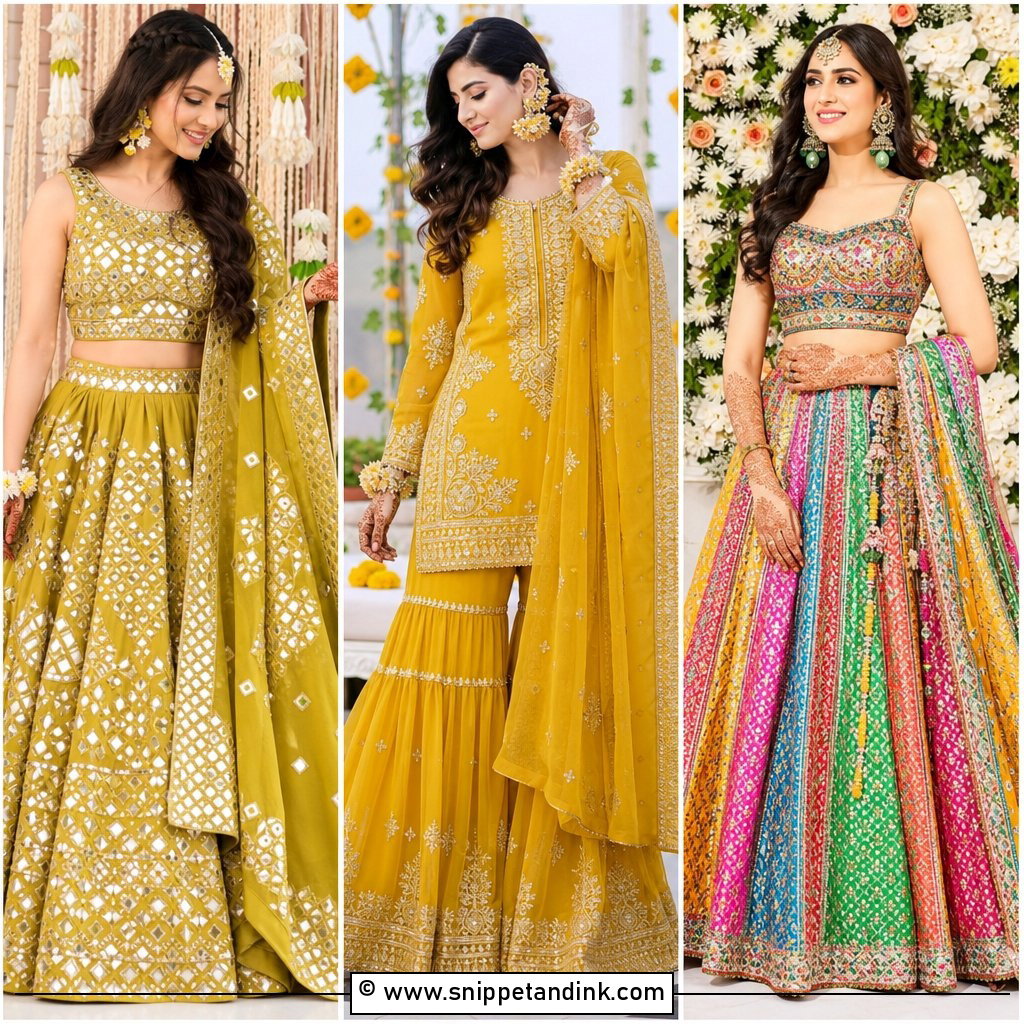 20 Mehendi Outfit Inspo for Bride Ideas With Fresh Style