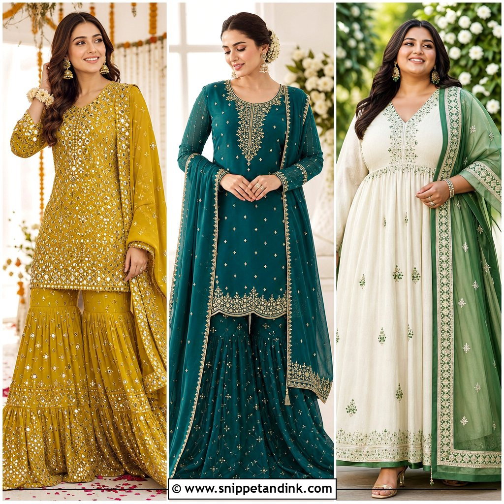 20 Mehendi Suits Mehndi Outfit Ideas for a Fresh Festive Look