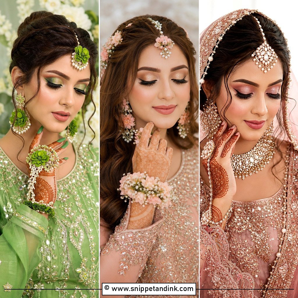 20 Mehndi Bridal Makeup Ideas for a Radiant Festive Glow