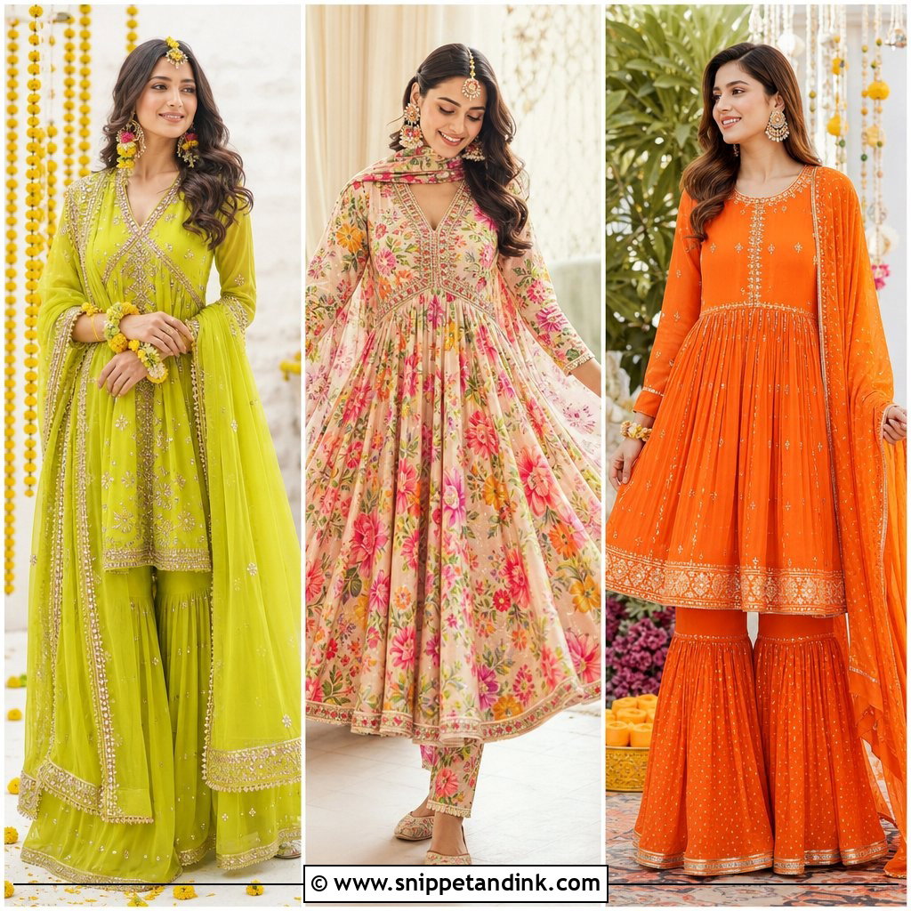 20 Mehndi Ceremony Outfit for Bride Ideas for a Joyful Bride