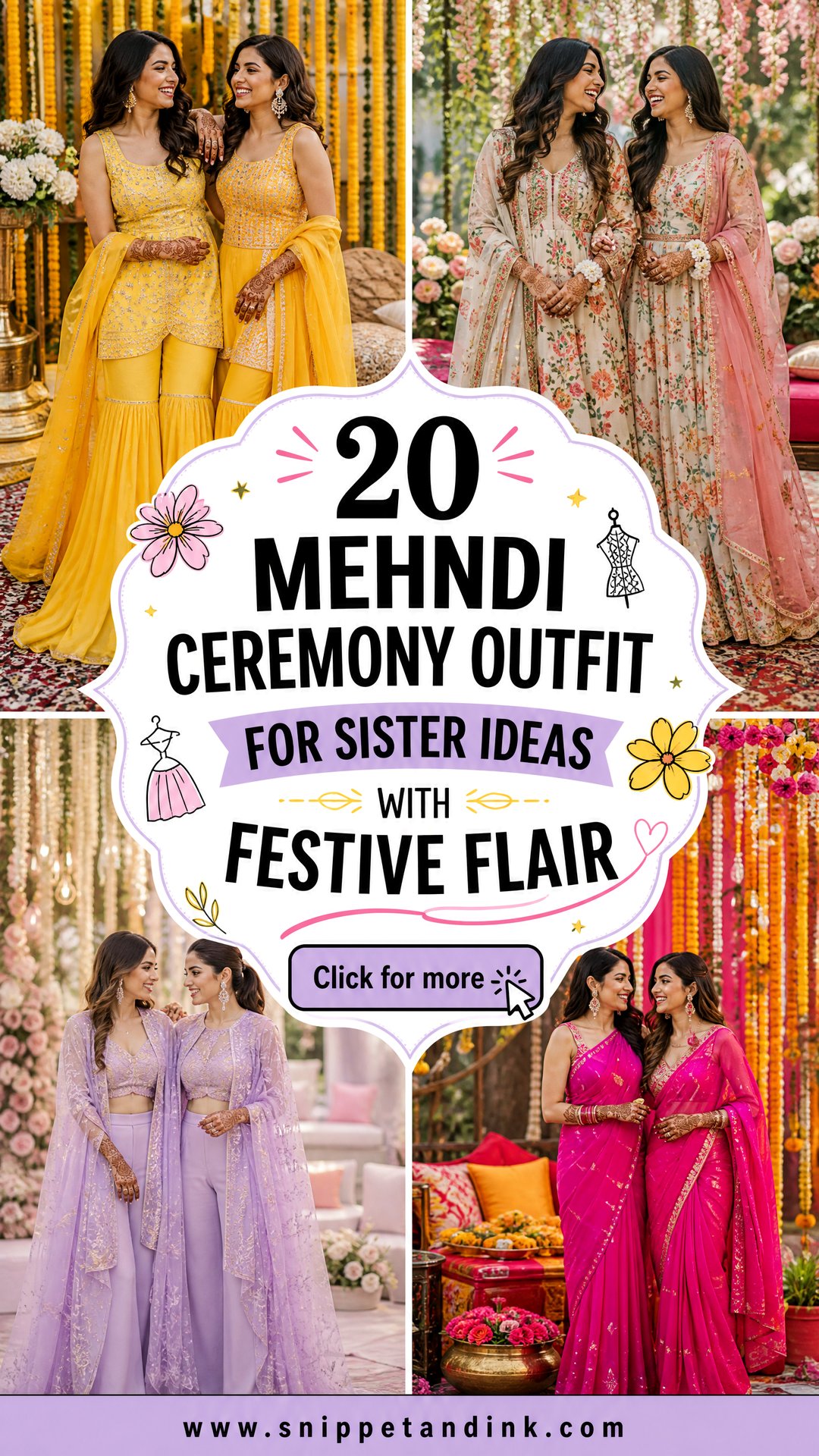 20 Mehndi Ceremony Outfit for Sister Ideas With Festive Flair - 20 Mehndi Ceremony Outfit for Sister Ideas With Festive Flair