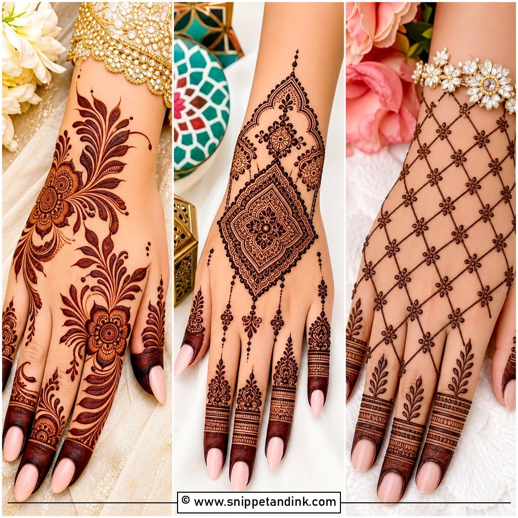 20 Mehndi Designs for Nikkah Bride With Elegant Detail