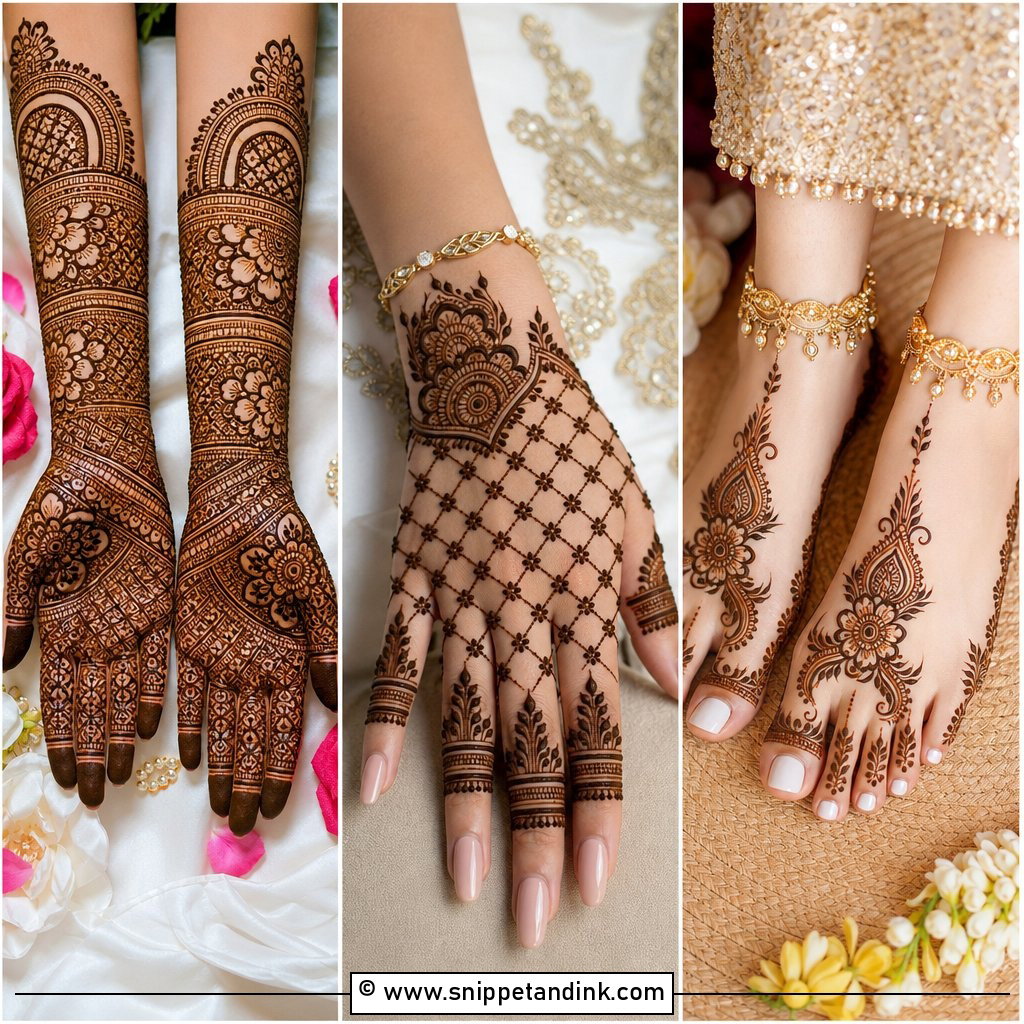 20 Mehndi Designs for Wedding Function Looks Guests Love