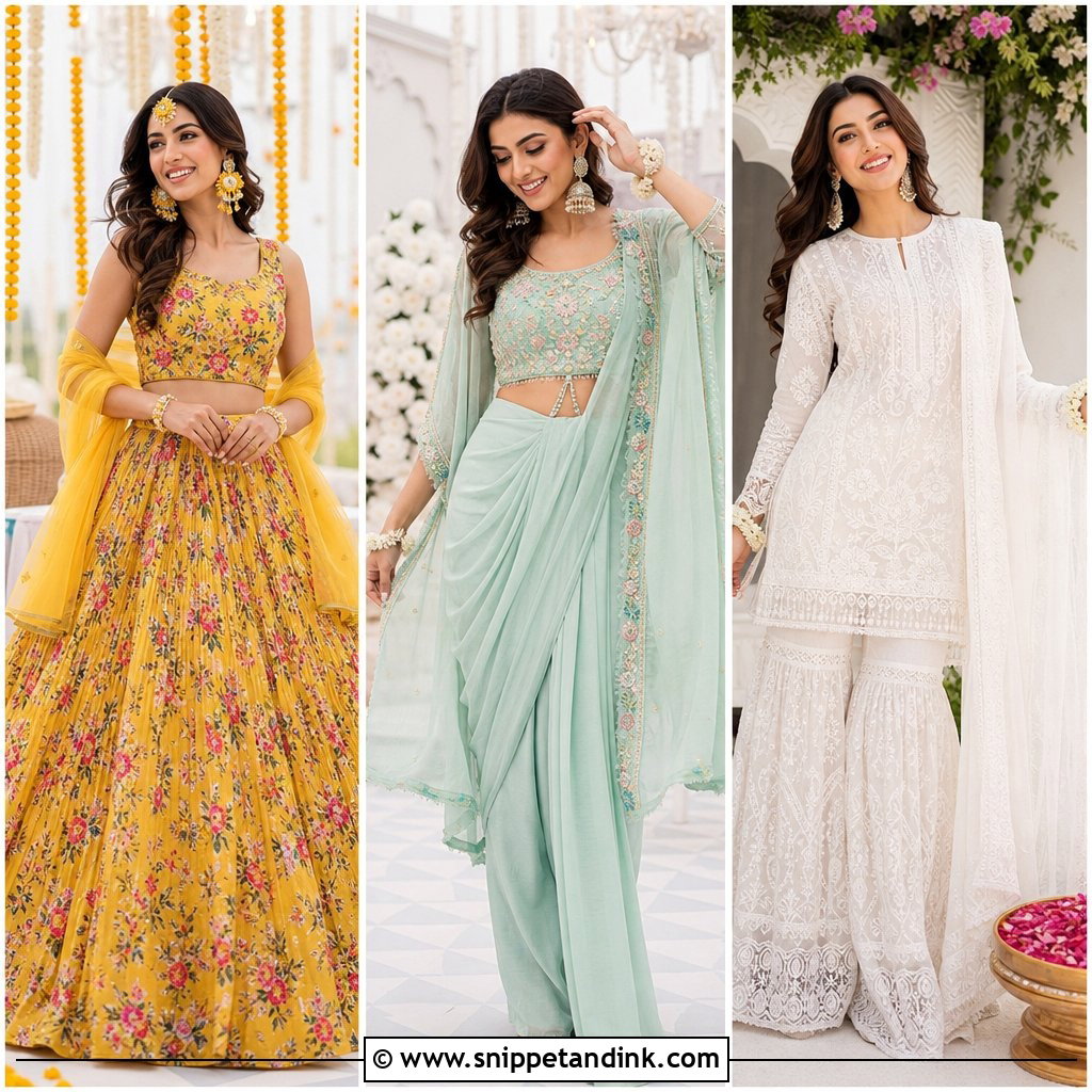 20 Mehndi Dress for Bridal Ideas for a Stunning Celebration