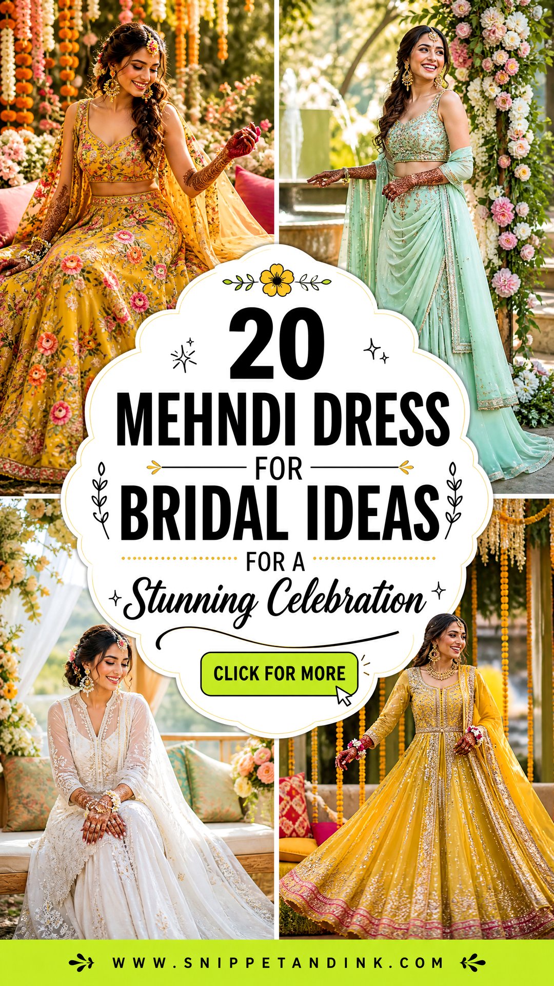 20 Mehndi Dress for Bridal Ideas for a Stunning Celebration - 20 Mehndi Dress for Bridal Ideas for a Stunning Celebration