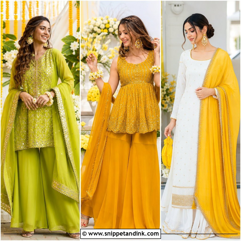 20 Mehndi Event Dresses for a Colorful, Camera-Ready Look