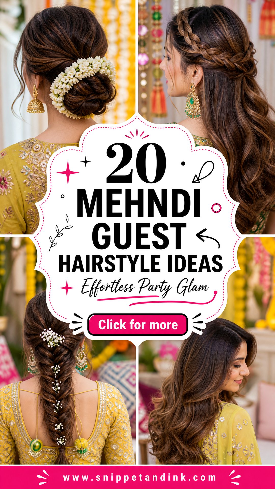20 Mehndi Guest Hairstyle Ideas for Effortless Party Glam - 20 Mehndi Guest Hairstyle Ideas for Effortless Party Glam