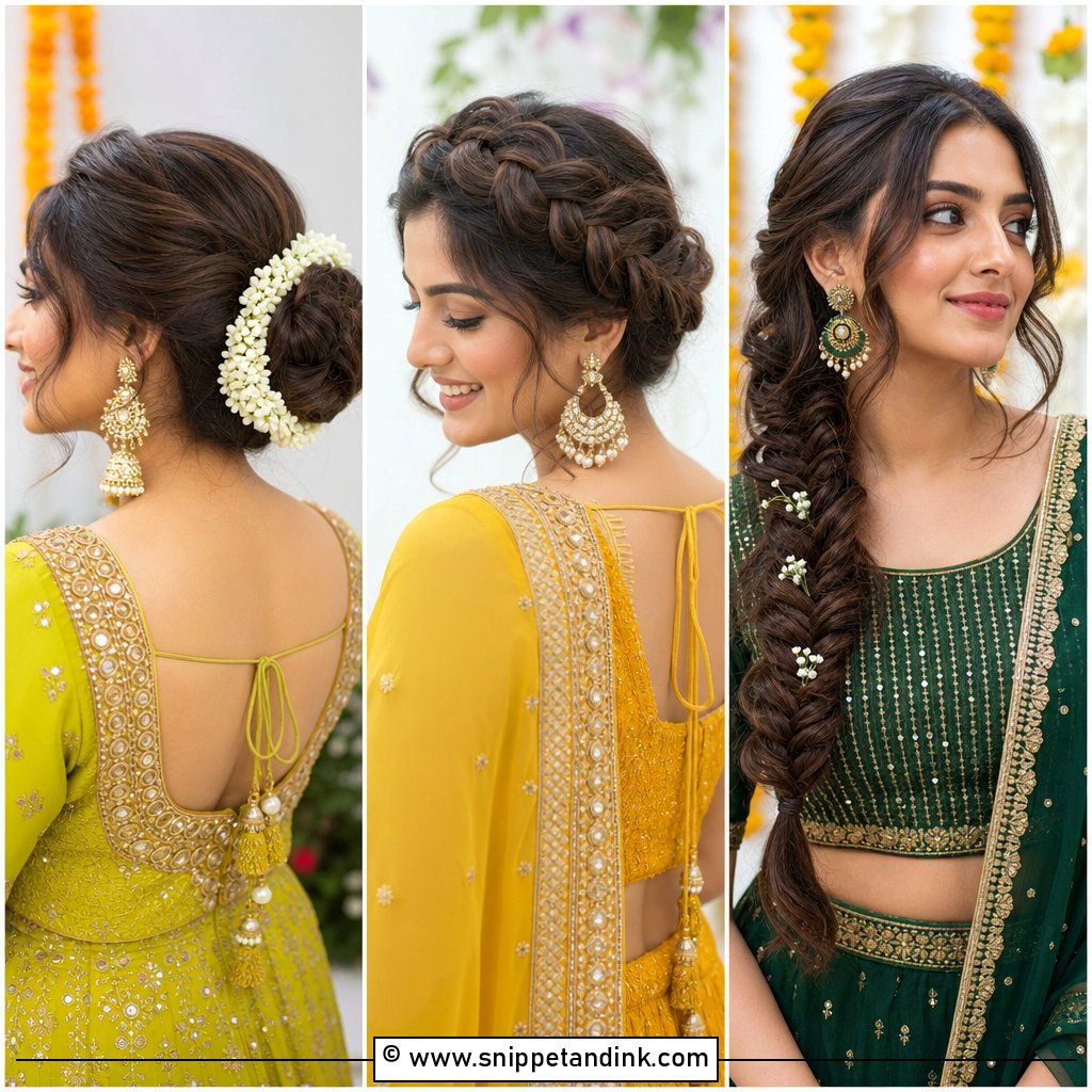 20 Mehndi Guest Hairstyle Ideas for Effortless Party Glam
