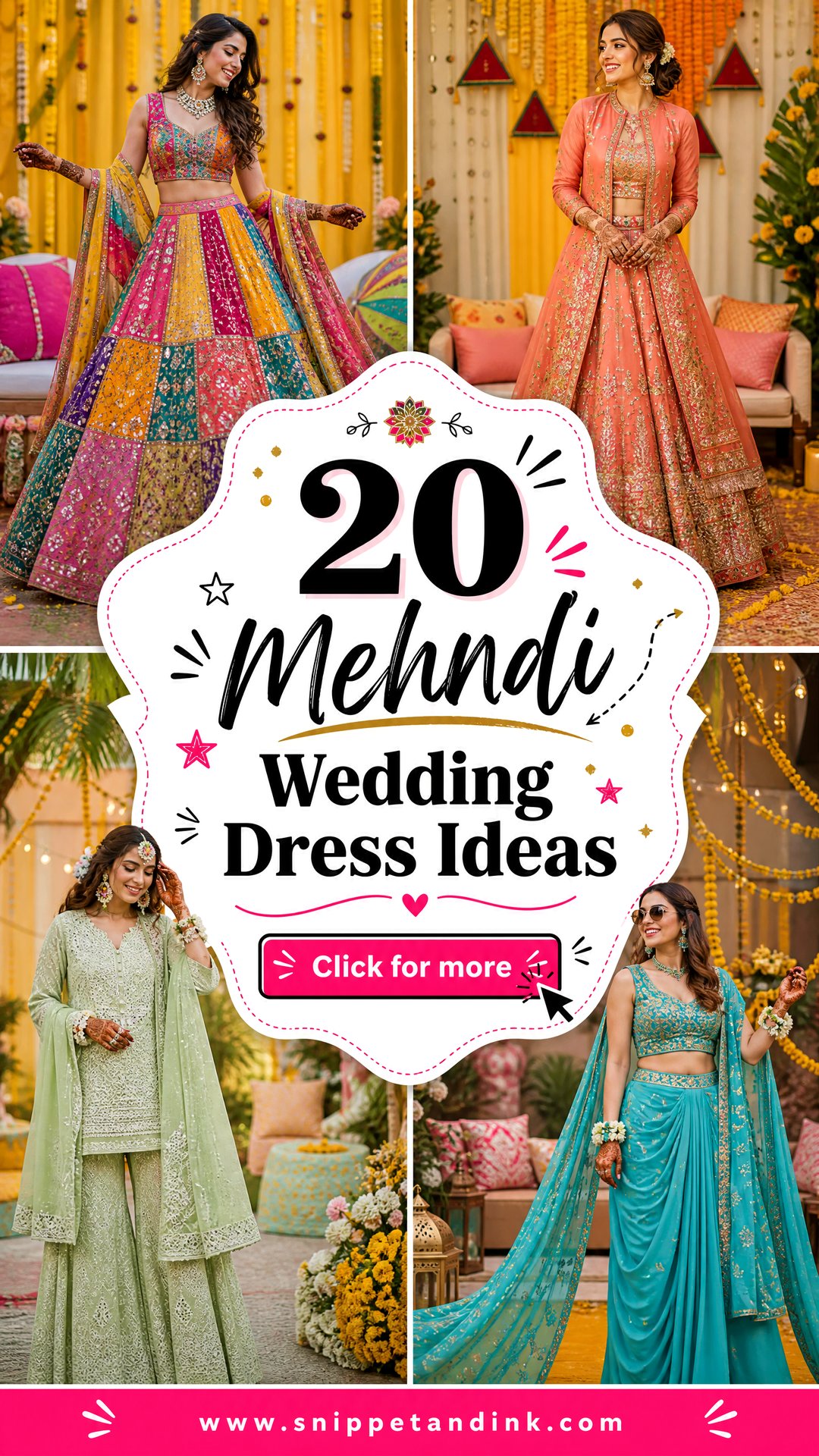 20 Mehndi Wedding Dress Ideas for a Vibrant Bridal Look - 20 Mehndi Wedding Dress Ideas for a Vibrant Bridal Look