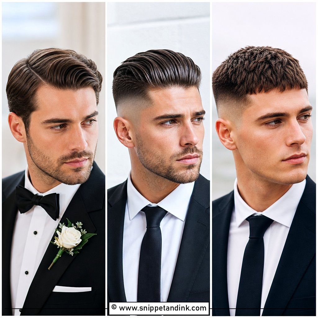 20 Mens Wedding Hairstyles for Modern Grooms to Try Now
