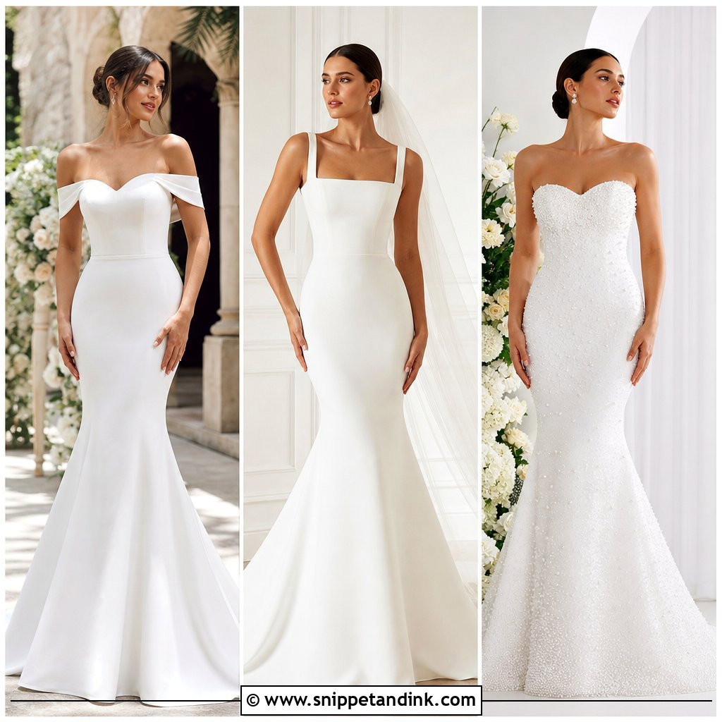 20 Mermaid Tail Wedding Dress Ideas for Statement Brides
