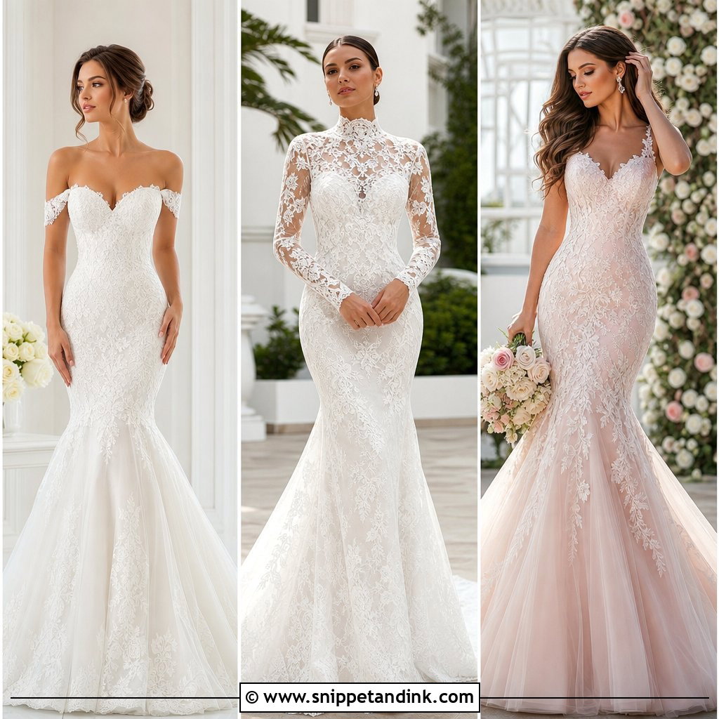 20 Mermaid Trumpet Wedding Dress Ideas for a Bold Bridal Look
