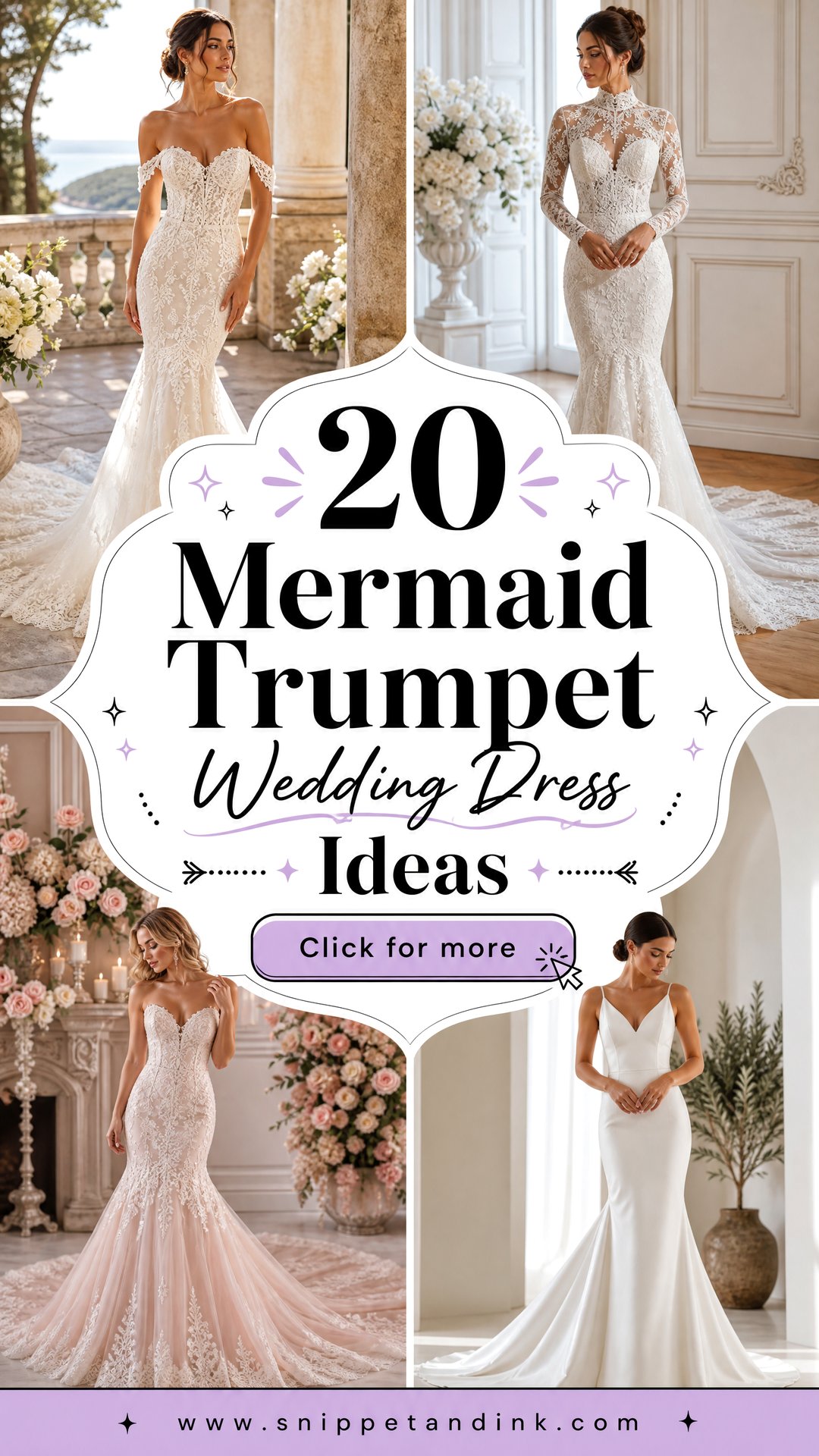 20 Mermaid Trumpet Wedding Dress Ideas for a Bold Bridal Look - 20 Mermaid Trumpet Wedding Dress Ideas for a Bold Bridal Look